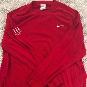Nike Men's Tiger Woods Golf Red Sweater